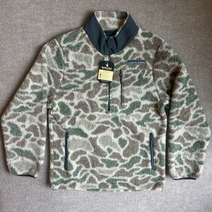 Burlebo NWT Men’s Sz S Sherpa Quarter Zip